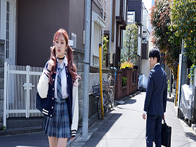 ピンク髪のギャルJ系に監禁されて、ざこざこざぁ～こと罵られて大人のプライドを打ち砕かれて逆レ搾精されまくった　斎藤あみり サンプル動画サムネイル